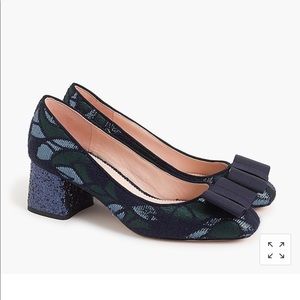 J. Crew Block Heel Pumps Size 5 1/2